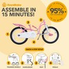 RoyalBaby Princess Girl Kids Bicycle with Training Wheels - 3 of 4