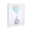 15" x 21" My Blue Balloon Animals Framed Art Print - Wynwood Studio: Modern Decor, Zoo Theme, White Frame - 2 of 4