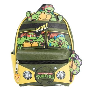 Accessory Innovations | Teenage Mutant Ninja Turtles Mini PU Backpack Purse, TMNT Shoulder Bag, 10.5 Inch - 1 of 4