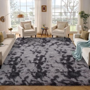 Fluffy Area Rugs, Shaggy Rug Super, Soft Modern Indoor Rug for Living Room Bedroom Kids Room - 1 of 4