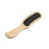Unique Bargains Stainless Steel Pin Cushion Hair Brush Light Beige 8.3" x 1.8" x 1.2" 1Pc - 2 of 3