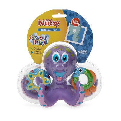 nuby octopus hoopla bathtime toy