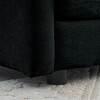 GDFStudio Yule Modern 76.7" Chenille Upholstered Loveseat with Pillows - 4 of 4