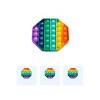 Link Rainbow Bubble Popper Sensory Fidget Toy Silicone Stress Reliever Toy Autism Special Needs - 4 Pack - 2 of 4