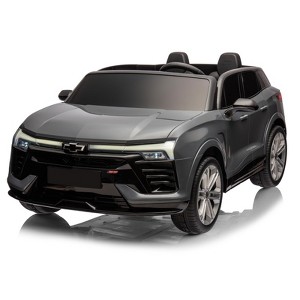 24V 2-Seater Ride On Car with Remote Control, SUV Licensed Chevrolet Blazer Battery Powered Cars for Kids, MP3 Player, LED Headlights, Bluetooth - 1 of 4
