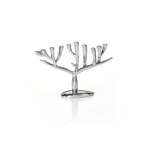 nambe Tree of Life Menorah, 13.5 x 9-Inch Hannukah Menorah, Made of nambe Alloy, Decorative Menorahs for Chanukah, Holds The Traditional 9 Candles - 1 of 4