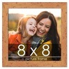 PosterPalooza | Square Shabby Chic Orange Picture Frame - UV Acrylic, Foam Board Backing, Hanging Hardware - 2 of 4
