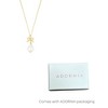 Adornia 14k Gold Plated Freshwater Pearl Bow Necklace - 3 of 3