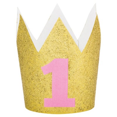 first birthday girl crown