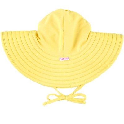 RuffleButts Girls UPF50+ Sun Protected Swim Hat