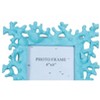 Beachcombers Teal Coral Photo Frame 7.48 x 0.79 x 9.25 Inches. - 2 of 4