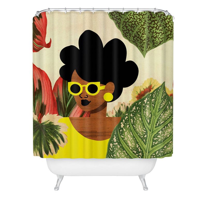 Bayou Girl Shower Curtain - Deny Designs, 1 of 4