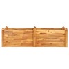 vidaXL Garden Raised Bed Natural wood Solid acacia wood Large Stackable - 3 of 4