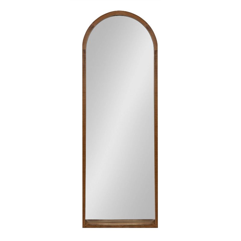 16&#34; x 48&#34; Hutton Wood Framed Arch Decorative Wall Mirror Rustic Brown - Kate &#38; Laurel All Things Decor, 3 of 10