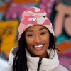 Dalix Heartly Ghost Embroidered Beanie Hat Knit Cap Cold Weather Womens - 3 of 4