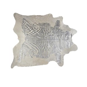 5' X 7'  Cowhide Hand Knotted Area Rug - 1 of 4