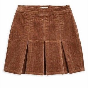 Girl Pleated Corduroy Skirt - tractr - 1 of 4