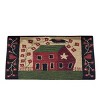 Park Designs Red House Hooked Rug 24" x 36" - image 2 of 3