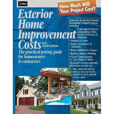 Exterior Home Improvement Costs - (Rsmeans) 9th Edition by  Rsmeans (Paperback)
