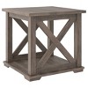 Arlenbry Square End Table Gray - Signature Design by Ashley: Farmhouse Design, Shelved Storage, MDF - 3 of 4