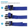 Unique Bargains Backpack Travel Adjustable Suitcase Belt with Quick Release Buckle 2 Pcs - image 4 of 4