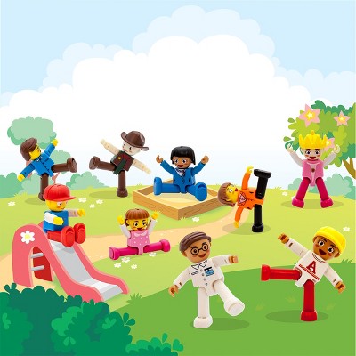 PICASSO-TILES 16 PC Character Set, Magnetic Tiles, Magnetic Building Blocks for Kids, Magnet for Kids 3+