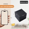 Aoibox Adjustable Bed Furniture Risers Heavy Duty Raise Blocks for Bed Couch Desk Table Black 4 Pack Supports 1300 Lbs - 2 of 4