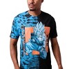 Dragon Ball Z Goku Kanji Adult Blue-Green Short Sleeve Tee - 3 of 4