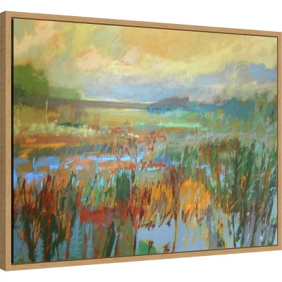 Sylvie Maple Framed Abstract Landscape Canvas Art Print, 23 x 30 inches