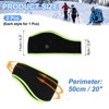 Unique Bargains Polar Fleece Stretchy Running Jogging Sweatband Ear Warmer Headbands 2 Pcs - 2 of 3
