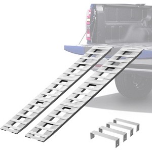 AMERLIFE Aluminum Ramps, Heavy-Duty Loading Ramp with U-Shaped Buckle and Hook Ends - 1 of 4