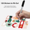 Big Dot of Happiness Cat Christmas Gift Tag Stickers, Assorted Pets Holiday Party Gift Tag Labels, To and From Stickers - 12 Sheets - 120 Stickers - 3 of 4