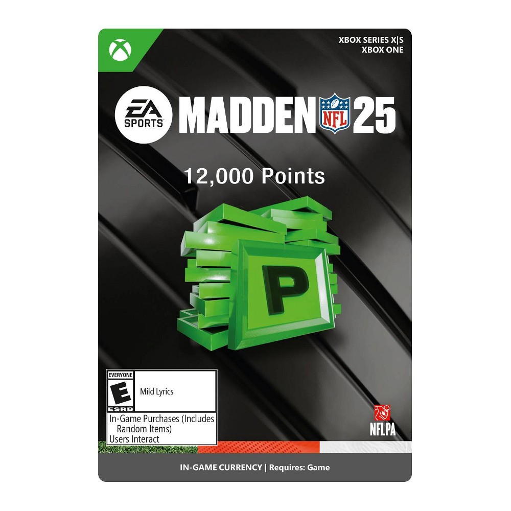 Photos - Game Microsoft Madden NFL 25: 12000 Madden Points - Xbox Series X/S/Xbox One  (Digital)