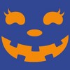 Juniors Womens CHIN UP Halloween Jack o' Lantern Face T-Shirt - 2 of 4