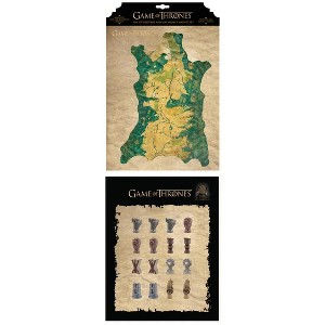 Dark Horse Comics Game of Thrones Westeros Map and Markers Magnet Set - 1 of 1