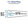Avery Nonstick Heavy-Duty View Binder, 1.5" One Touch Slant Rings, 1 Light Blue Binder (05401) - 2 of 4