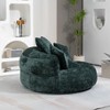 APRILSOUL42.52"Lazy Sofa Durable Comfort Lounger High Back Bean Bag Chair Couch With Three Pillows - 4 of 4