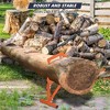 51" timberjack log lifter, adjustable log roller cant hook; heavy-duty steel tool for rolling and raising logs, features a grip handle. - 2 of 4