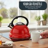 Luminuxe Whistling Tea Kettle, 3qt Stainless Steel Stove Top Kettle with Cool-Touch Handle, Durable, Fast Boil Tea Pot for Gas or Electric Stove - 4 of 4