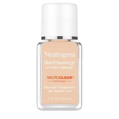 Neutrogena Skin Clearing Oil-free Liquid Foundation With Salicylic Acid ...