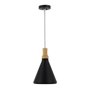 Yosemite Home Decor Noir Collection One Light Pendant - 1 of 4
