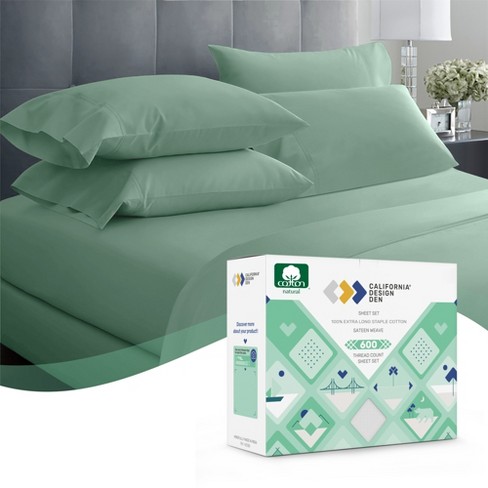 Sage Green Twin Xl Sheet Set 100, Twin Xl Sheets For King Size Bed