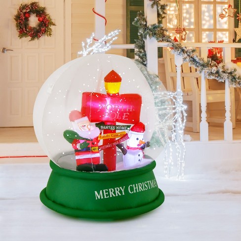Christmas inflatable snow globe best sale