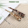 Unique Bargains Women's Metal Long Duckbill Hair Clips Coffee Light Coffee 5.31"x0.83"x1.18" 2 Pcs - 4 of 4