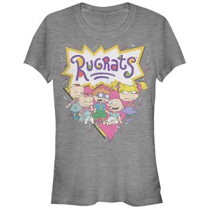 Juniors Womens Rugrats Retro Characters T-Shirt - 1 of 3