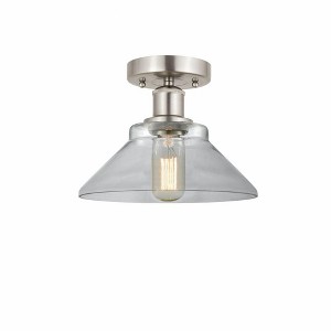 Orwell - 1 Light Semi-Flush Mount In Industrial Style-7.75 Inches Tall and 8.38 Inches Wide - 1 of 1