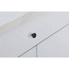 Elegant Lighting Corio 1.1Inch Diameter Matte Black Mushroom Knob Multipack (Set of 10) - 3 of 4