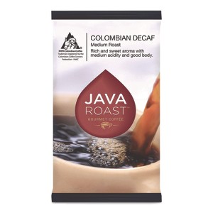 Java Roast Gourmet Coffee Ground Coffee Columbian Decaf - Case of 42 - 1.25 oz - 1 of 1