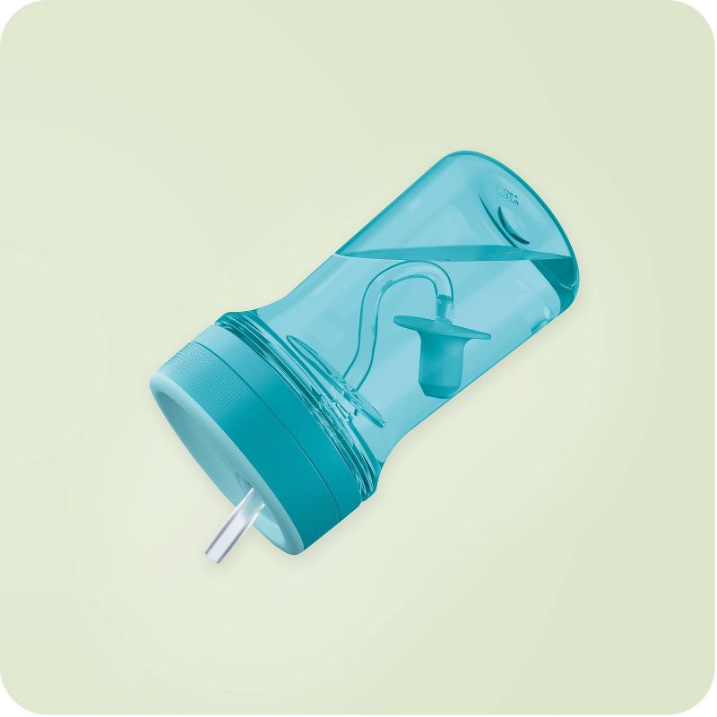 NUK Everlast Straw Cup - Teal Blue - 10oz/2pk, 3 of 7