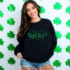 Simply Sage Market Women's Graphic Sweatshirt This Is My Lucky Shirt - 2 of 4